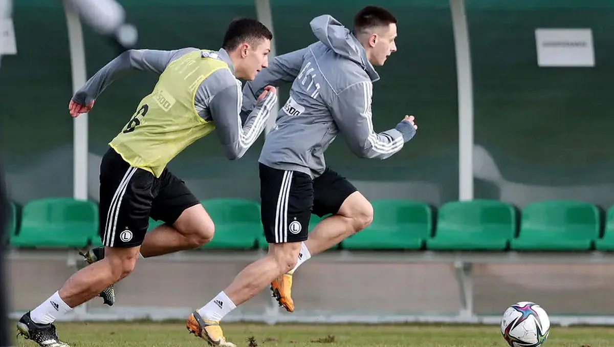 Назарій Русин на тренуванні (праворуч) / Фото Легії