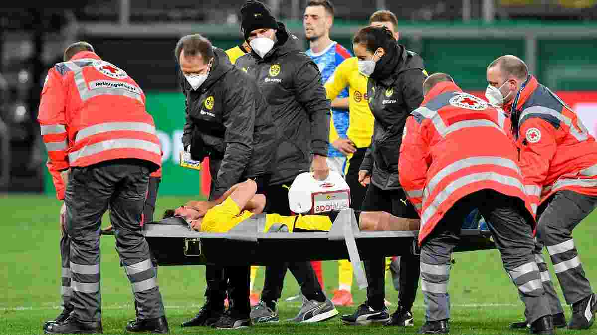 "Його крики ще довго було чути на стадіоні": захисник Борусії Д зазнав моторошної травми у півфіналі Кубка Німеччини