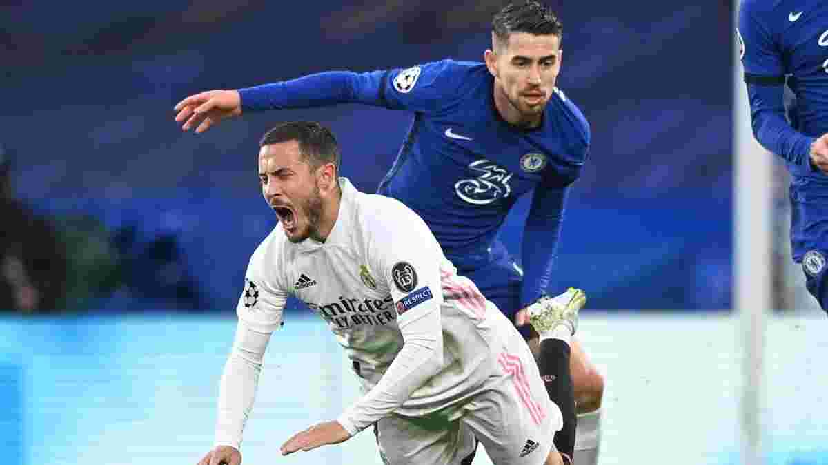 Челси – Реал: Азар со смехом воспринял вылет мадридцев в шаге от финала Лиги чемпионов – странное поведение бельгийца
