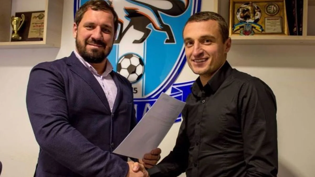 Валерий Пересоляк и Михаил Кополовец / фото ФК Минай