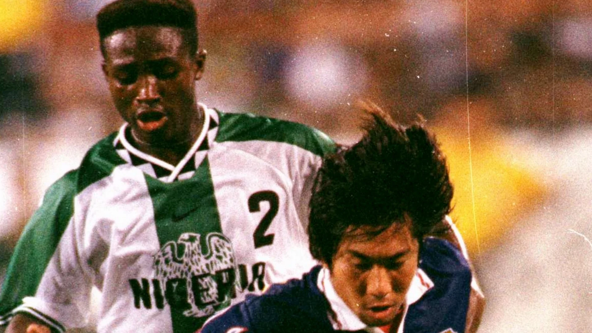 Селестін Бабаяро (ліворуч) на Олімпіаді-1996