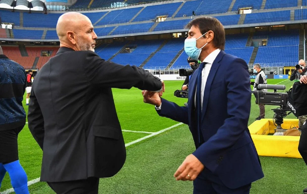 Стефано Пиоли и Антонио Конте / Фото Милан