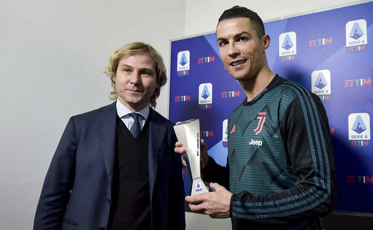 Павел Недвед та Кріштіану Роналду / Фото Ювентус