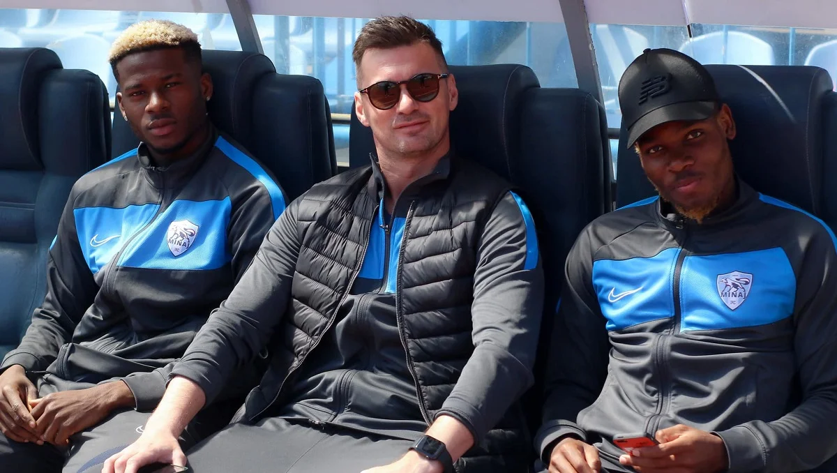 Артем Мілевський та легіонери Миная / Facebook закарпатців