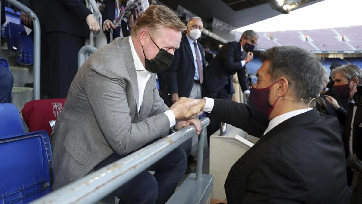 Куман и Лапорта / ФК Барселона