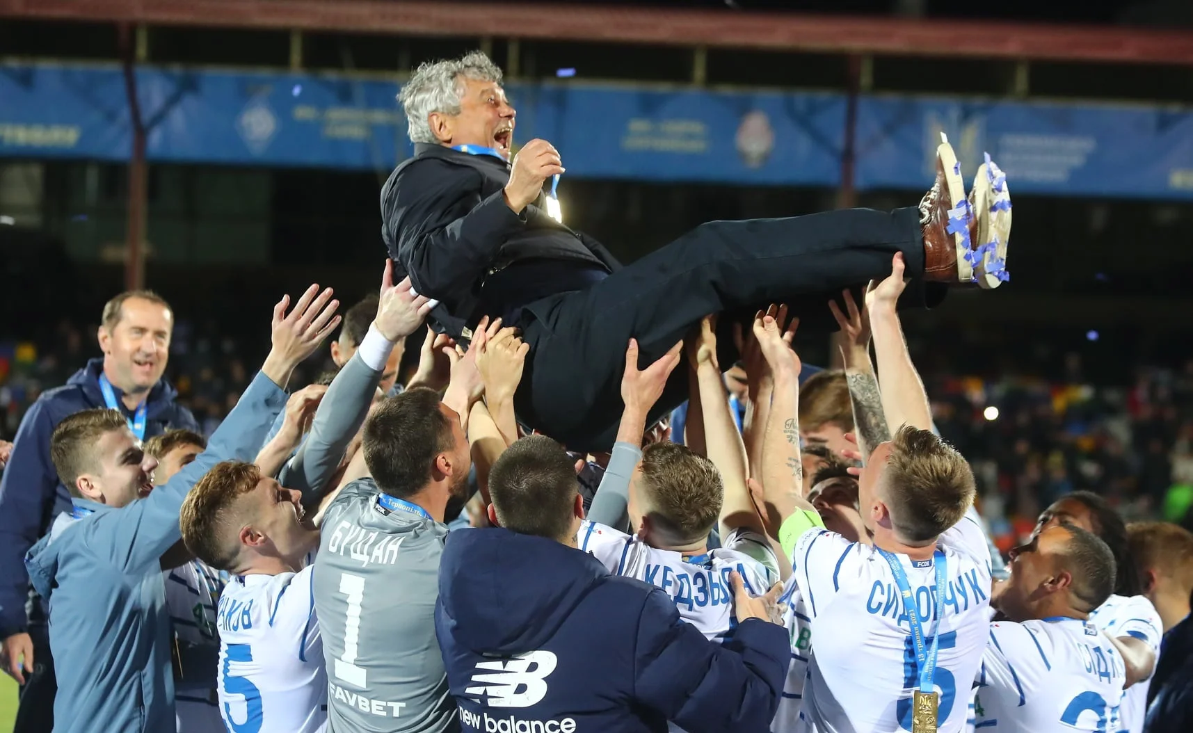 Луческу знову тріумфує / фото ФК Динамо