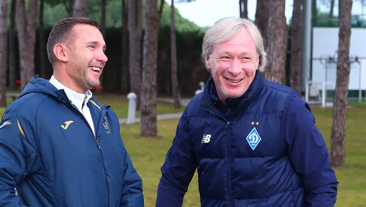 Андрій Шевченко та Олексій Михайличенко / ФК Динамо