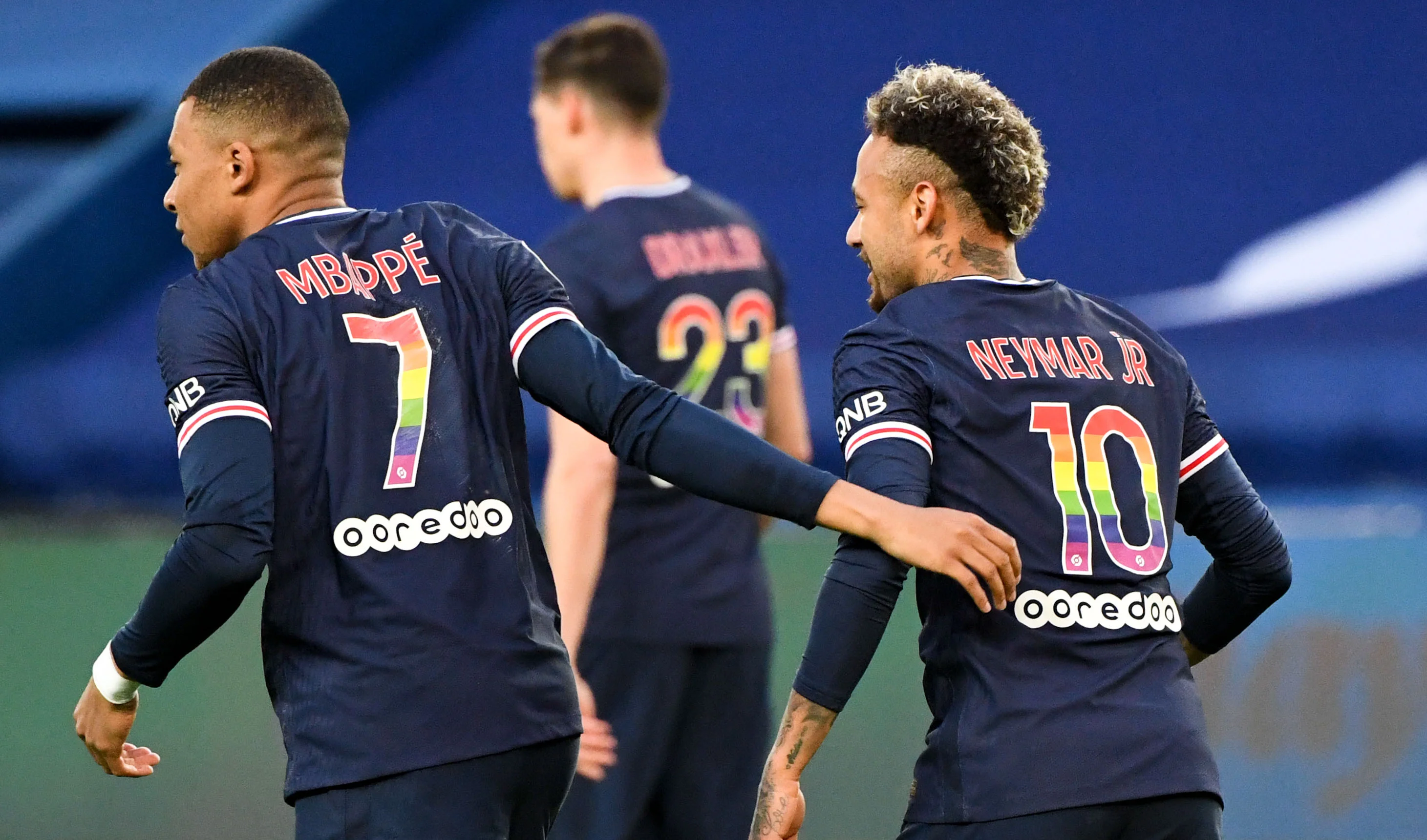 Мбаппе и Неймар / твиттер Лиги 1