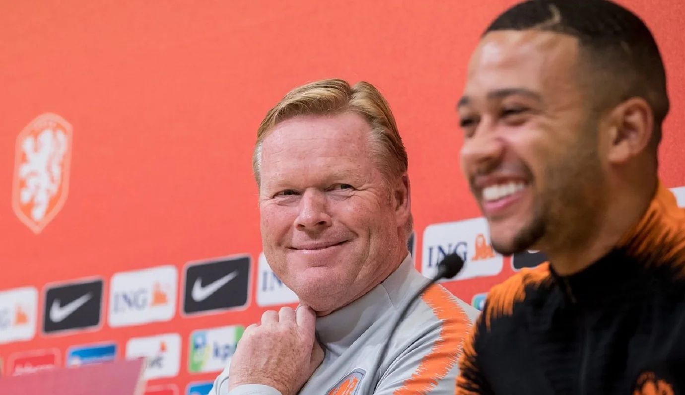 Рональд Куман и Мемфис Депай / Фото AS