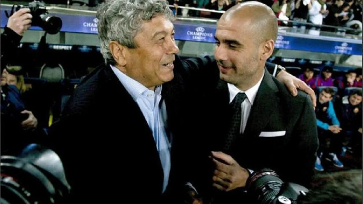 Мірча Луческу і Хосеп Гвардіола / Фото sport.es