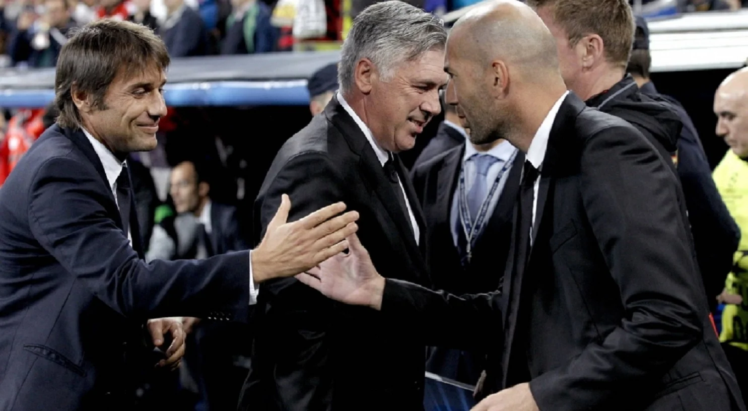 Конте, Анчелотті, Зідан / Фото AP