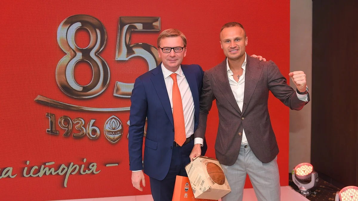 Сергій Палкін та В'ячеслав Шевчук / Сайт Шахтаря