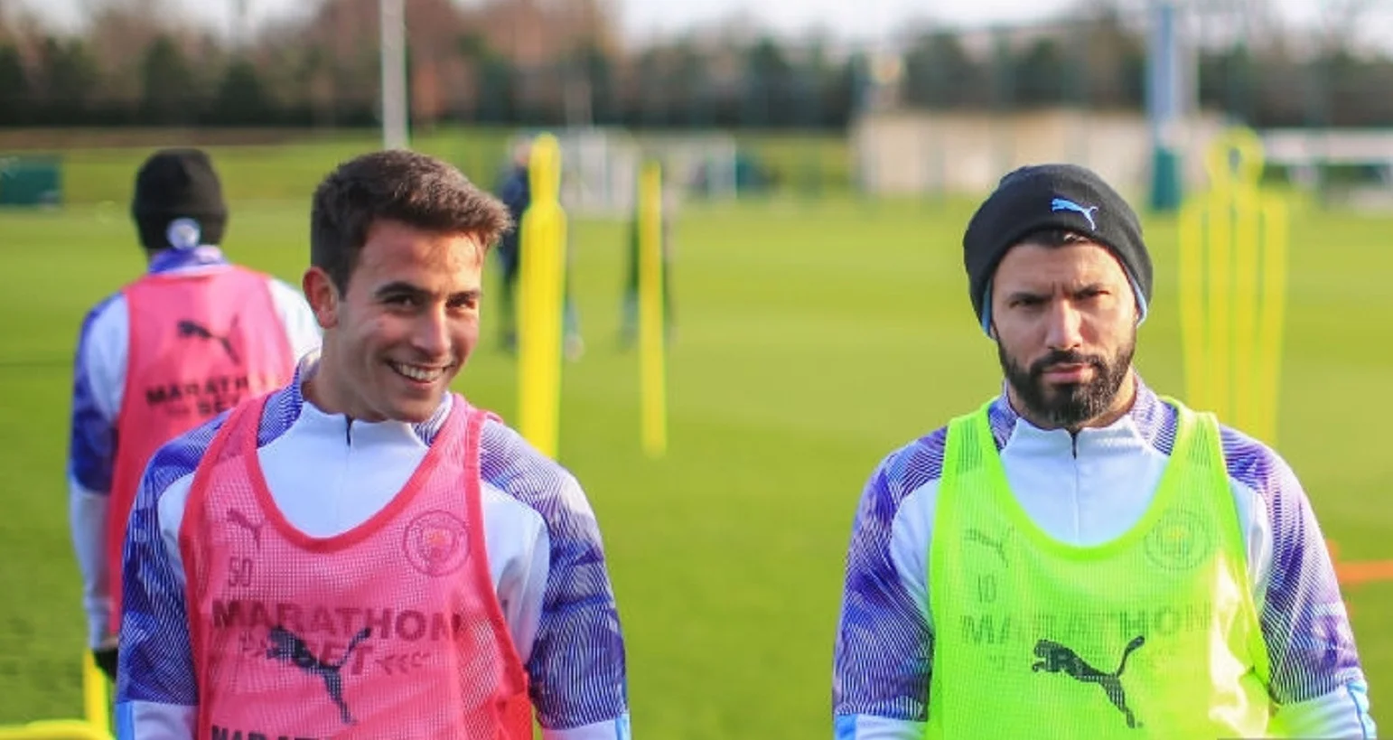 Ерік Гарсія та Серхіо Агуеро / Фото Манчестер Сіті