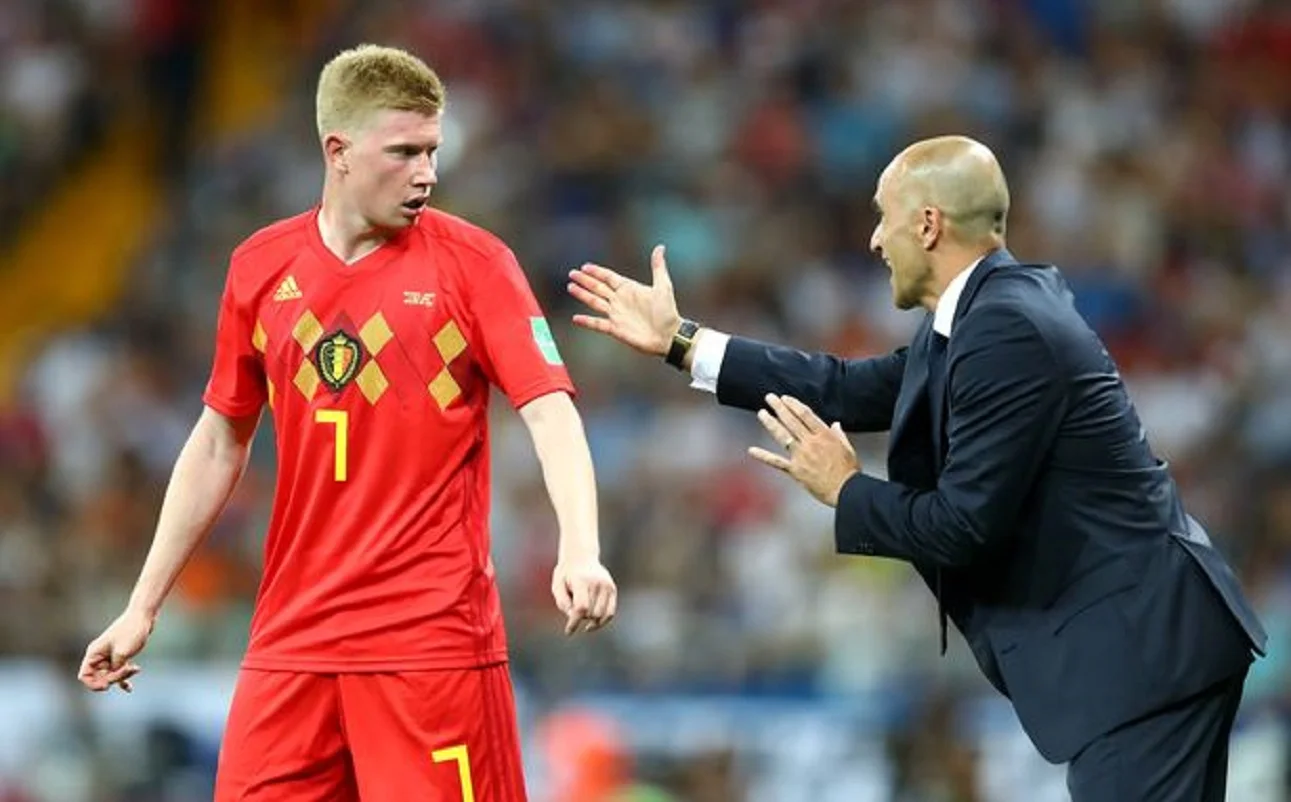 Кевин де Брюйне и Роберто Мартинес / Фото AS