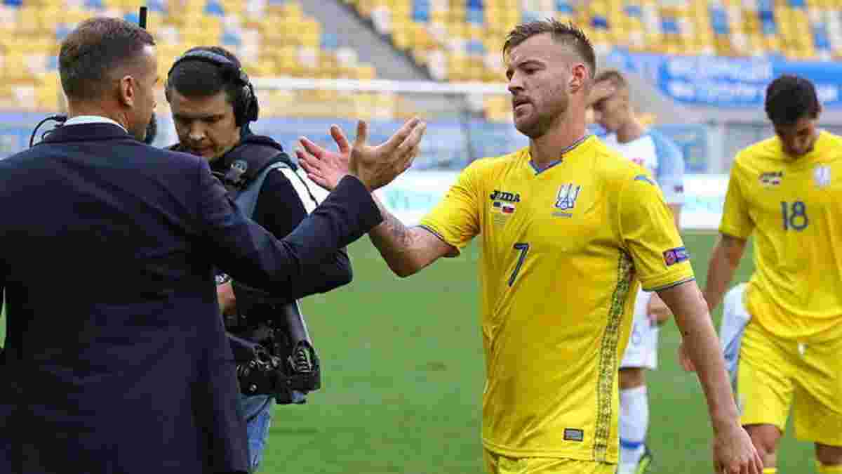 Ярмоленко аргументував свою безмежну мотивацію на найближчі матчі збірної України перед Євро-2020