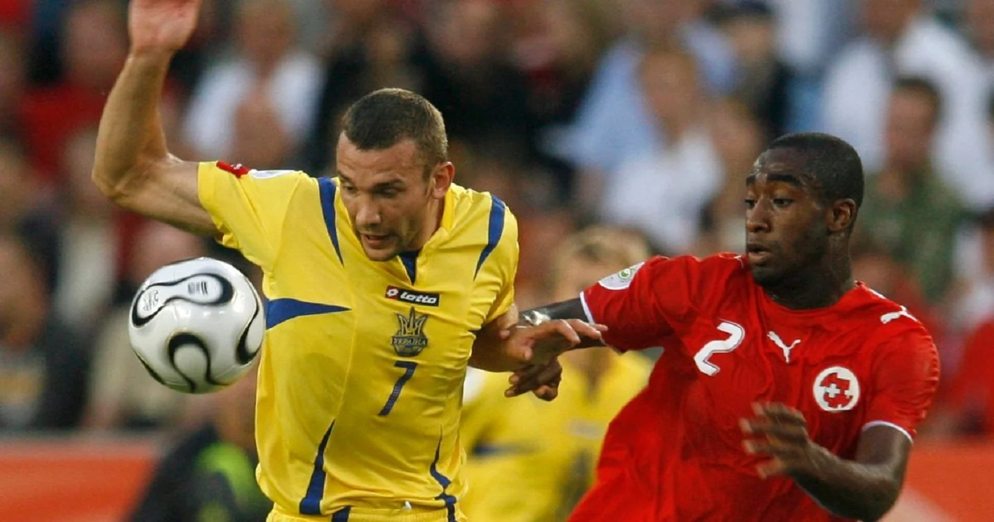 Андрій Шевченко та Йохан Джуру / Фото UEFA