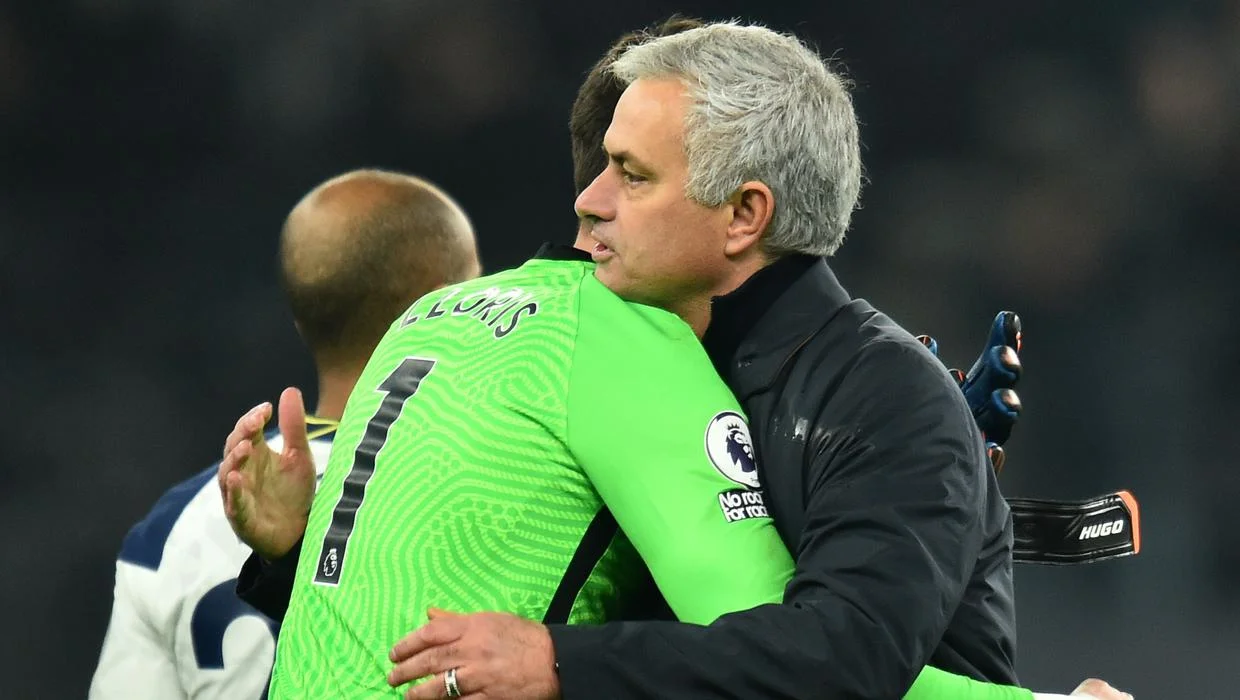 Уго Льоріс та Жозе Моурінью / Фото Telegraph