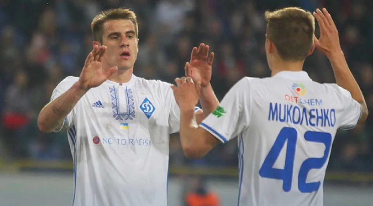 Артем Бєсєдін і Віталій Миколенко / ФК Динамо Київ