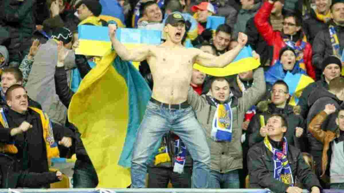 Россия угрожает тюрьмой за ношение футболки сборной Украины