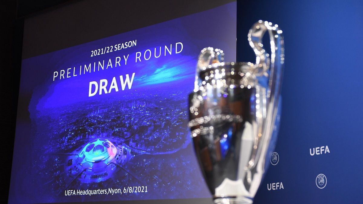 Результати жеребкування попереднього раунду Ліги чемпіонів-2021/22