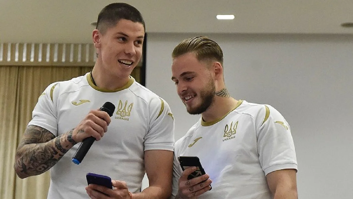 Денис Попов та Богдан Лєднєв / УАФ