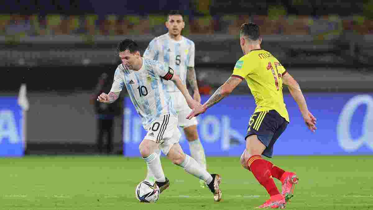 ЧС-2022, відбір: Колумбія вирвала очко в ефектному матчі з Аргентиною, Неймар подарував Бразилії шостий поспіль тріумф