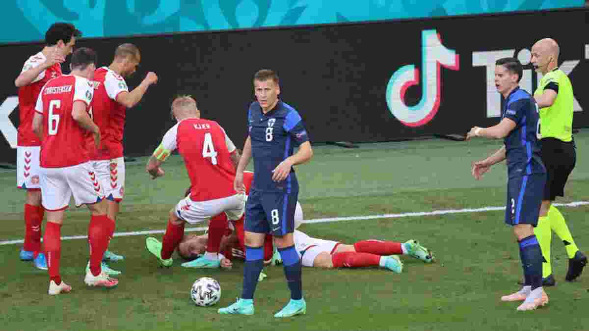 "Еріксен був мертвим певний момент", – лікар повідомив шокуючі подробиці порятунку гравця збірної Данії