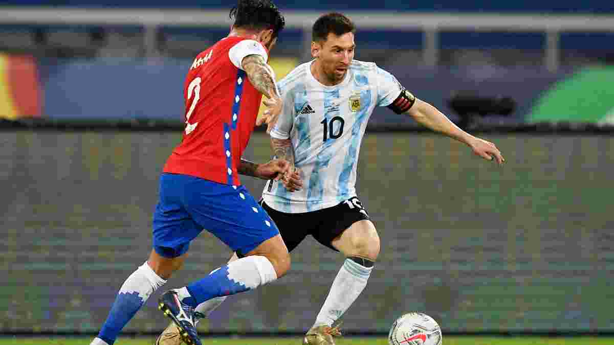 Копа Америка: Чудо-гол и рекорд Месси не помогли Аргентине одолеть Чили, Парагвай разбил Боливию