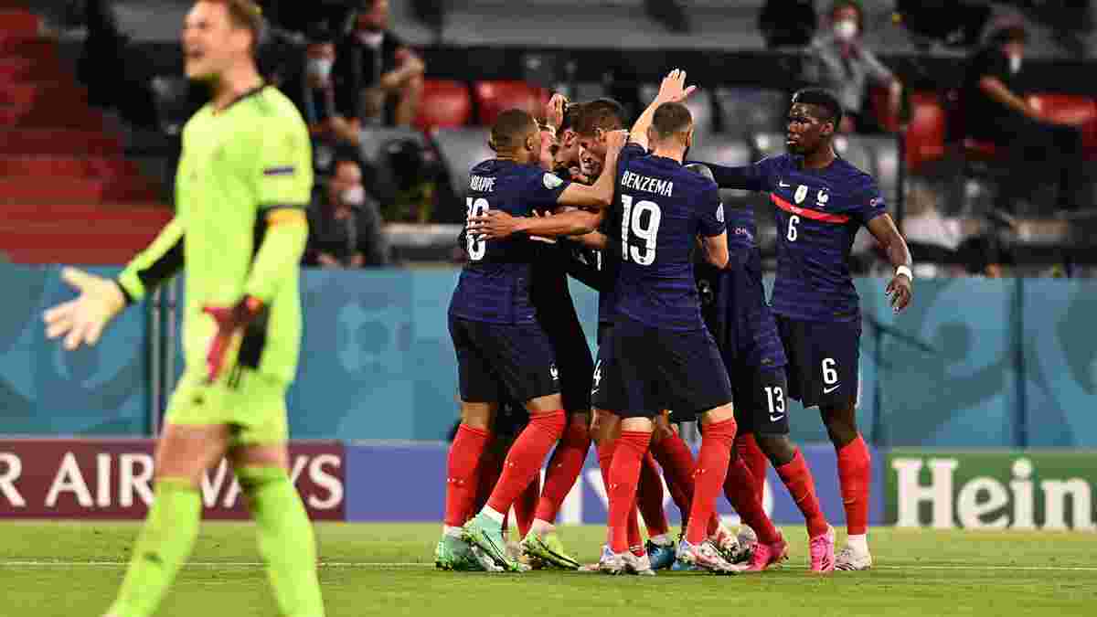 Франция – Германия – 1:0 – видео гола и обзор матча