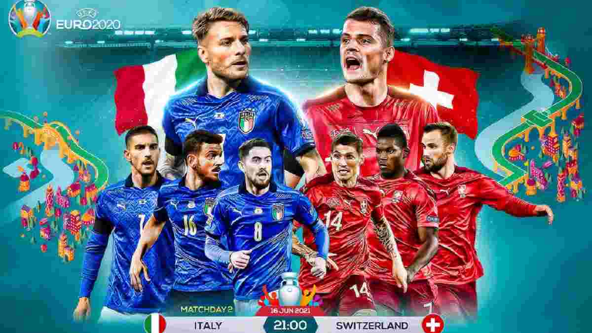 Италия – Швейцария: анонс матча Евро-2020