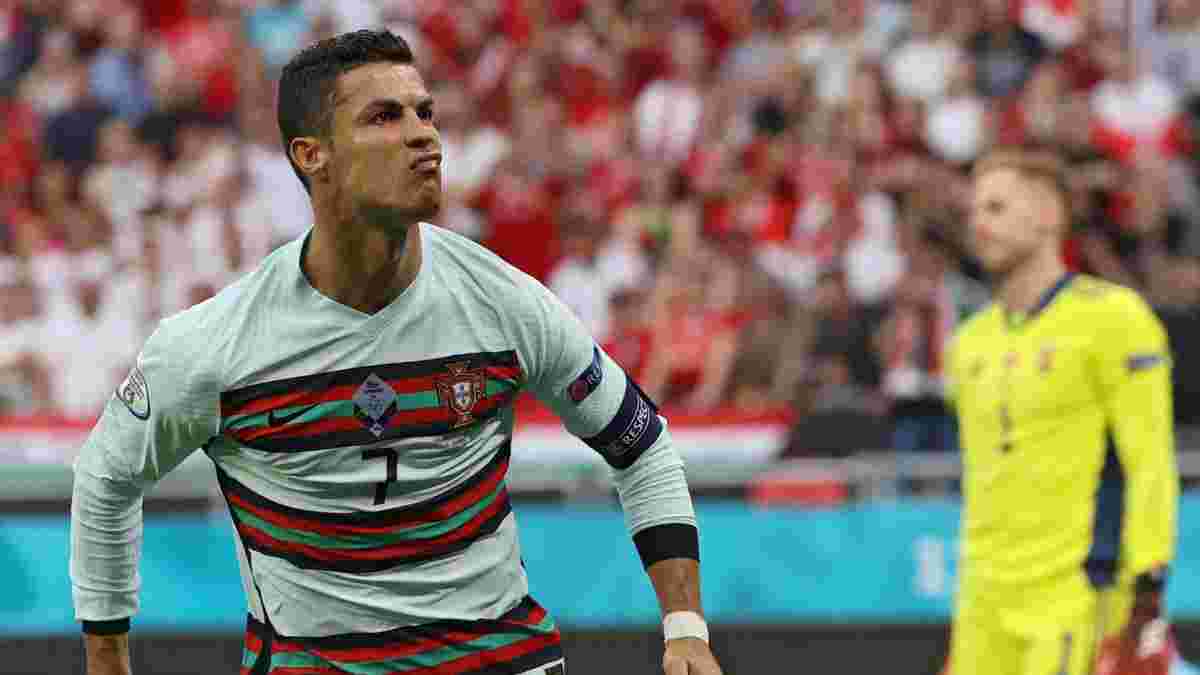 "Самое главное – это не мои рекорды", – Роналду прокомментировал свою феерию в первом матче Евро-2020