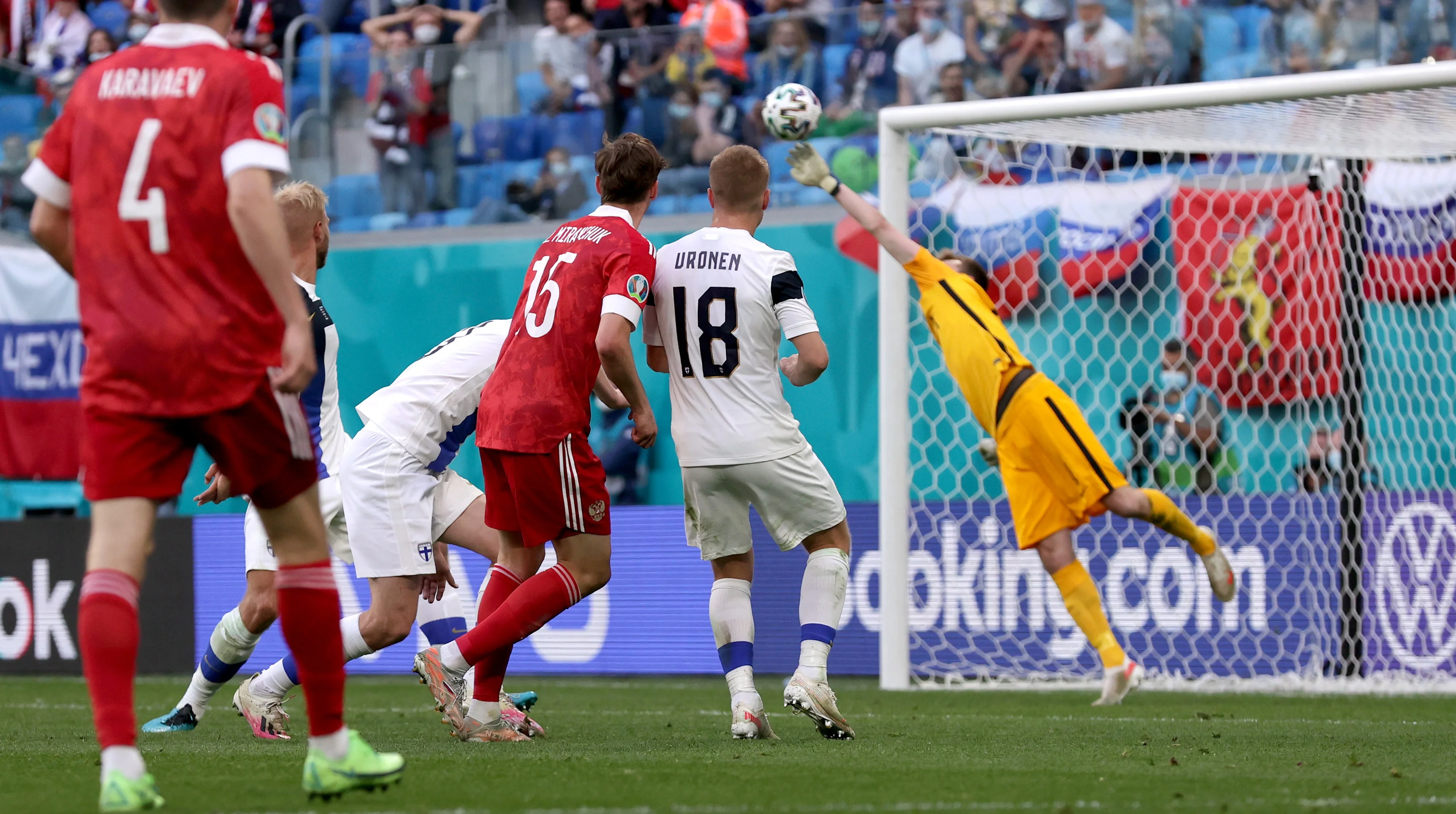 Росія перемогла Фінляндію на Євро-2020