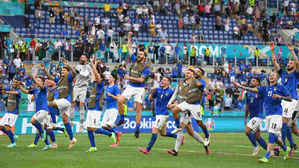 Італія – Уельс: два учасники плей-офф Євро-2020 і вражаюча серія команди Манчіні, яка може зіграти з Україною вже в 1/8 