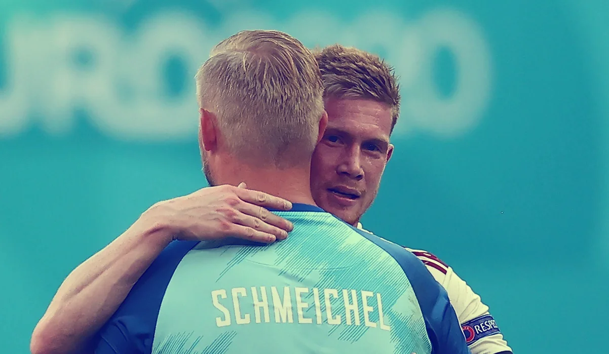 Кевін де Брюйне і Каспер Шмейхель / УЄФА