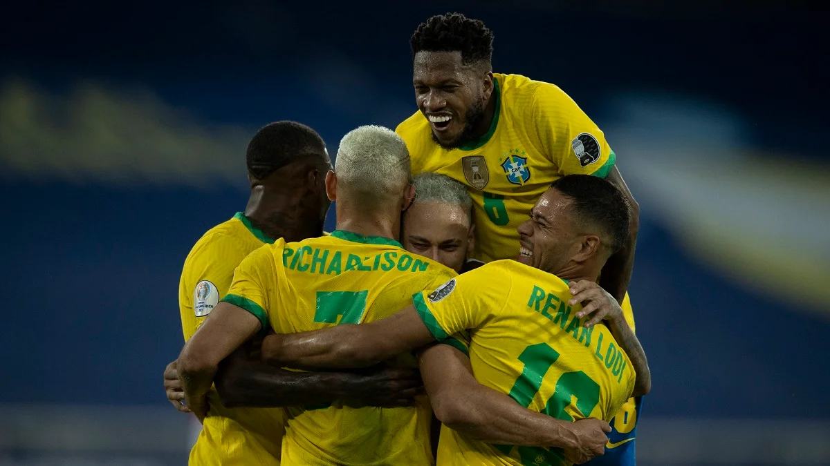 Бразилия отмечает погром Перу / Twitter CBF