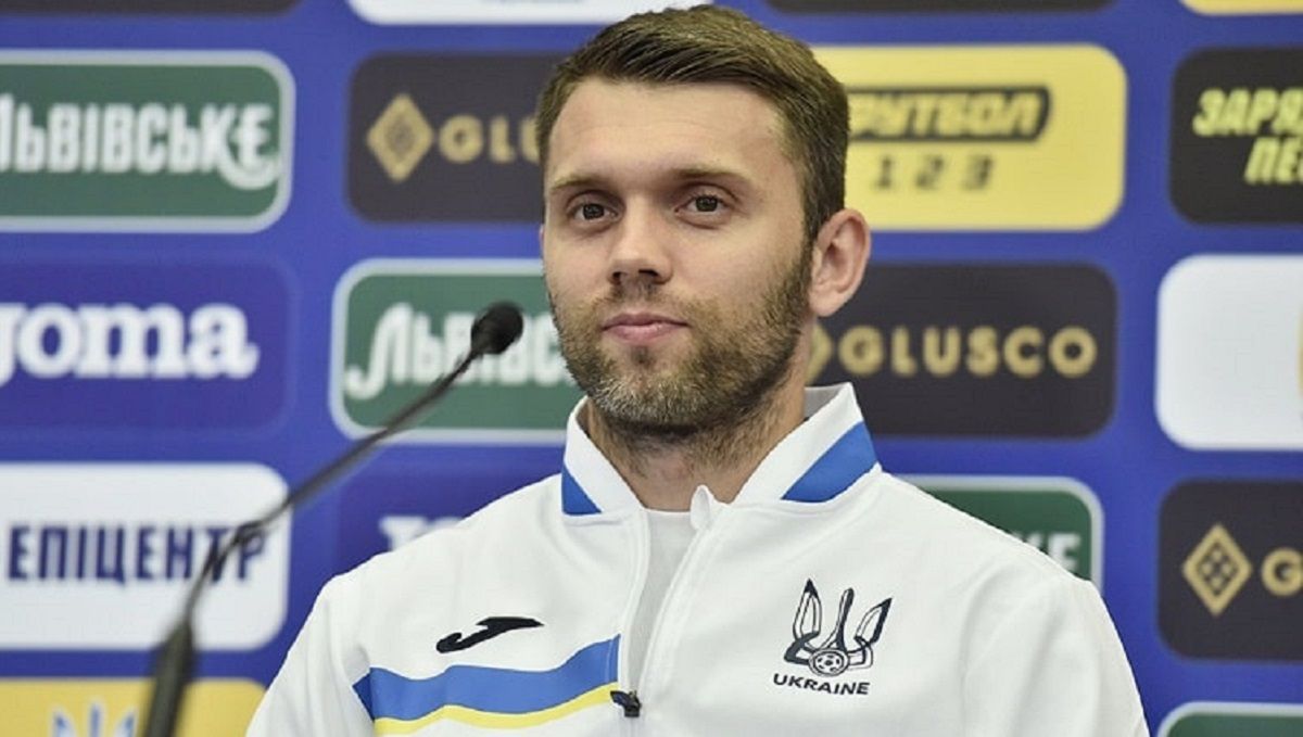 Олександр Караваєв на прес-конференції / Сайт УАФ