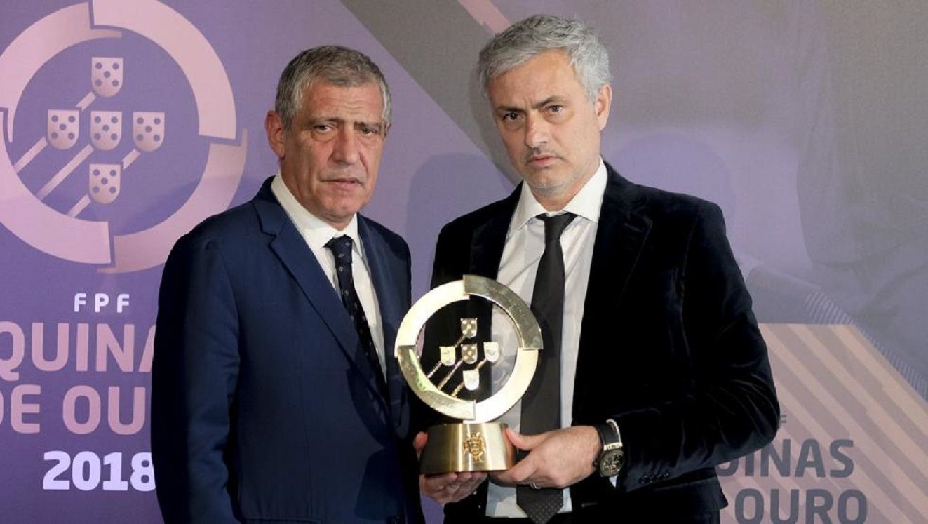 Фернанду Сантуш и Жозе Моуринью / Фото Mundo Deportivo