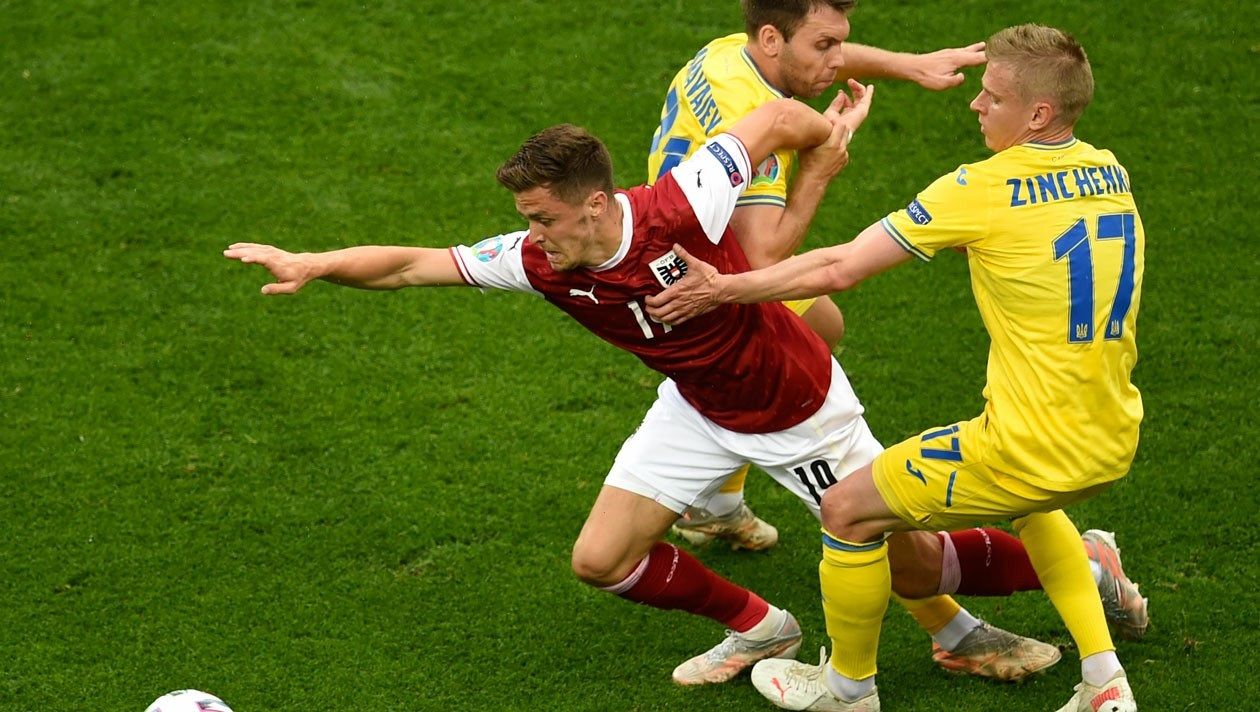 Украина бесславно уступила Австрии / AP