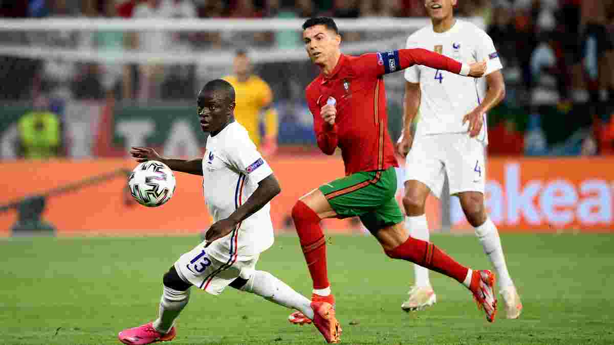 Дублі Роналду та Бензема у відеоогляді матчу Португалія – Франція – 2:2