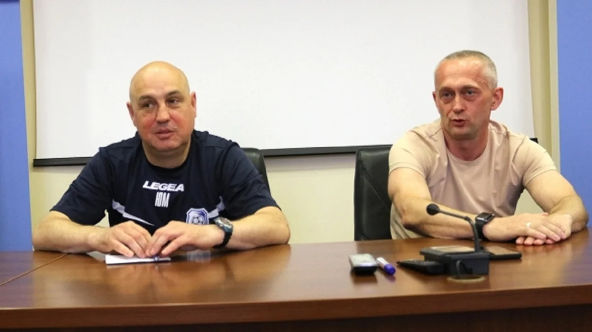 Юрий Мороз (слева) / ФК Черноморец