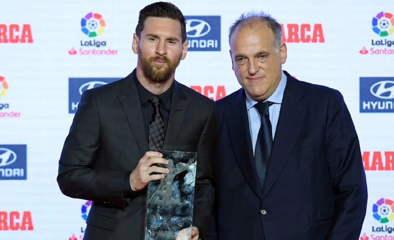 Мессі та Тебас / Фото Marca