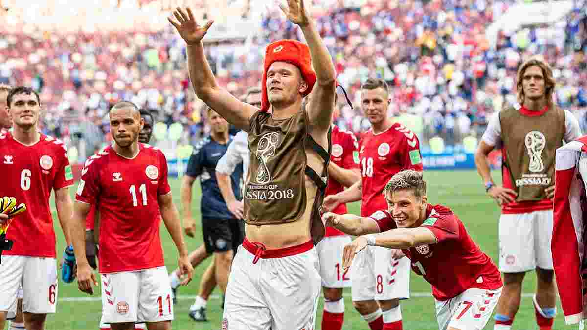 Вирішальний м'яч Данії у ворота Росії став найкращим голом 3-го туру Євро-2020