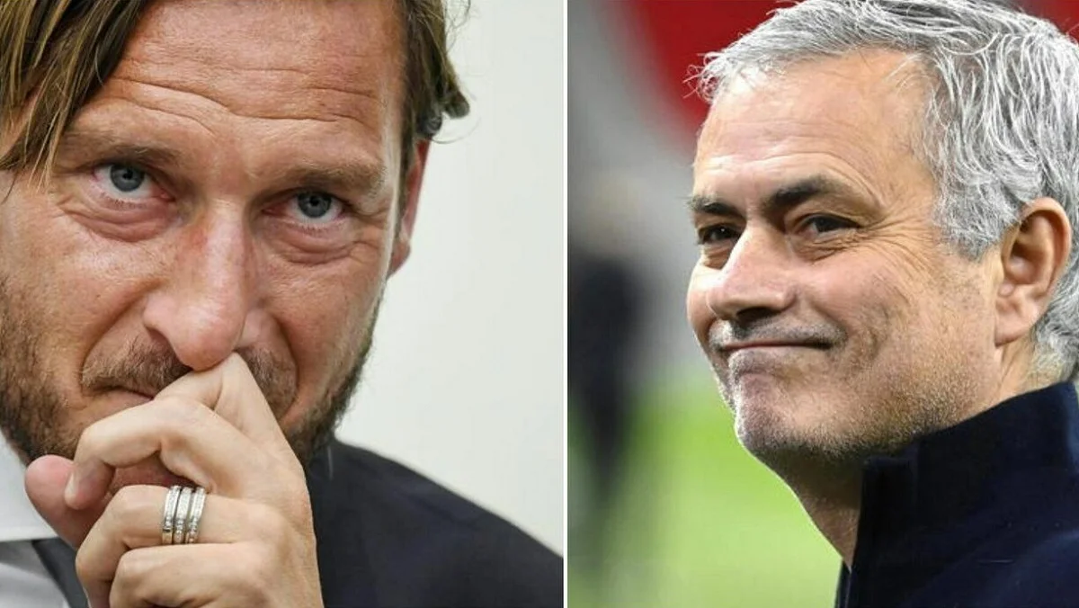 Франческо Тотти и Жозе Моуринью / Фото из открытых источников