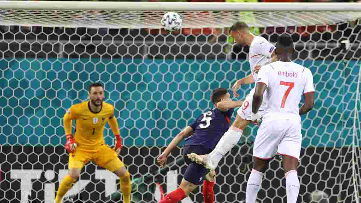 Франция – Швейцария – 3:3 (пенальти – 4:5) – видео голов и обзор матча