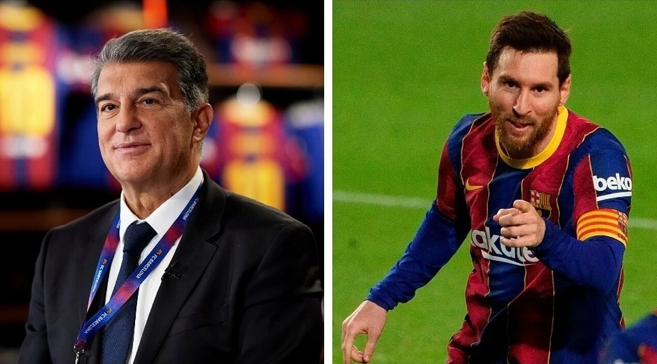 Лапорта та Мессі / колаж Marca