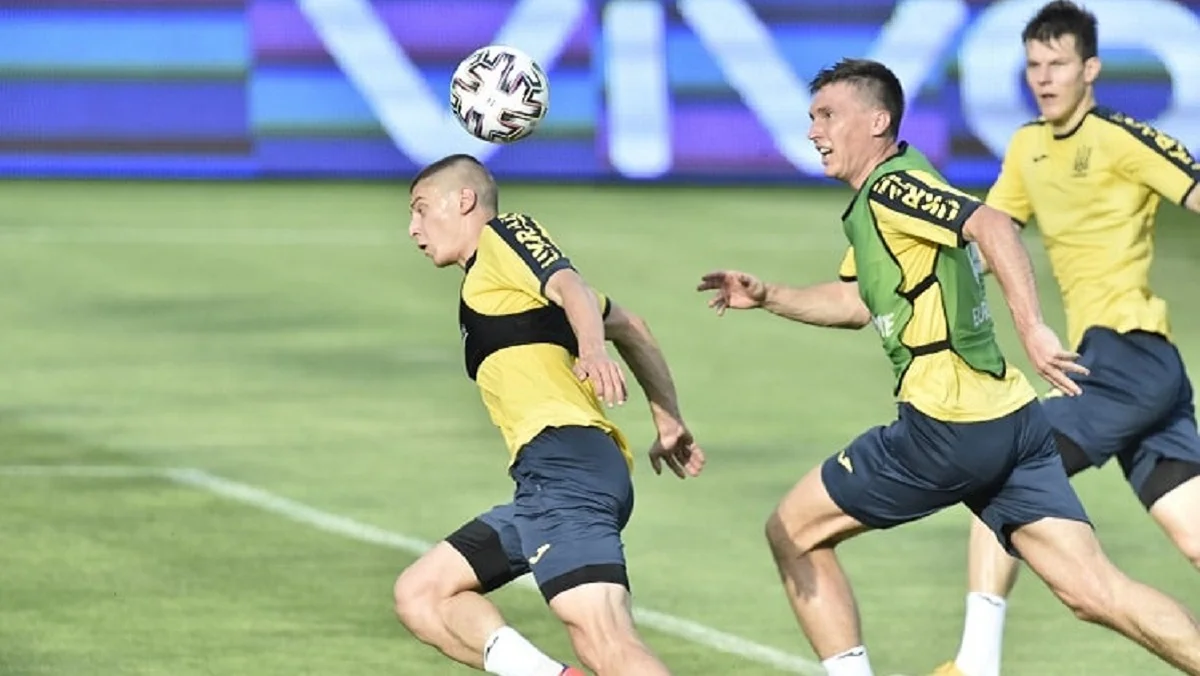 Тренировка сборной Украины / Фото Павла Кубанова