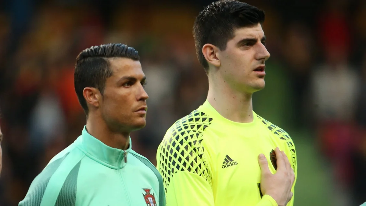 Кріштіану Роналду та Тібо Куртуа / Фото з відкритих джерел