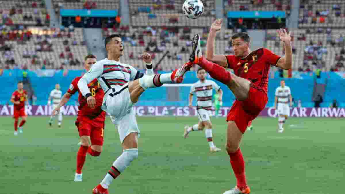 Бельгія – Португалія: Роналду "застукали" за ганебною симуляцією у матчі Євро-2020