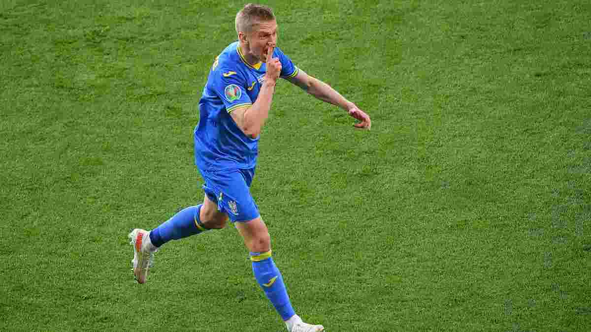 Зінченко м'ячем у ворота Швеції встановив віковий рекорд збірної України на Євро