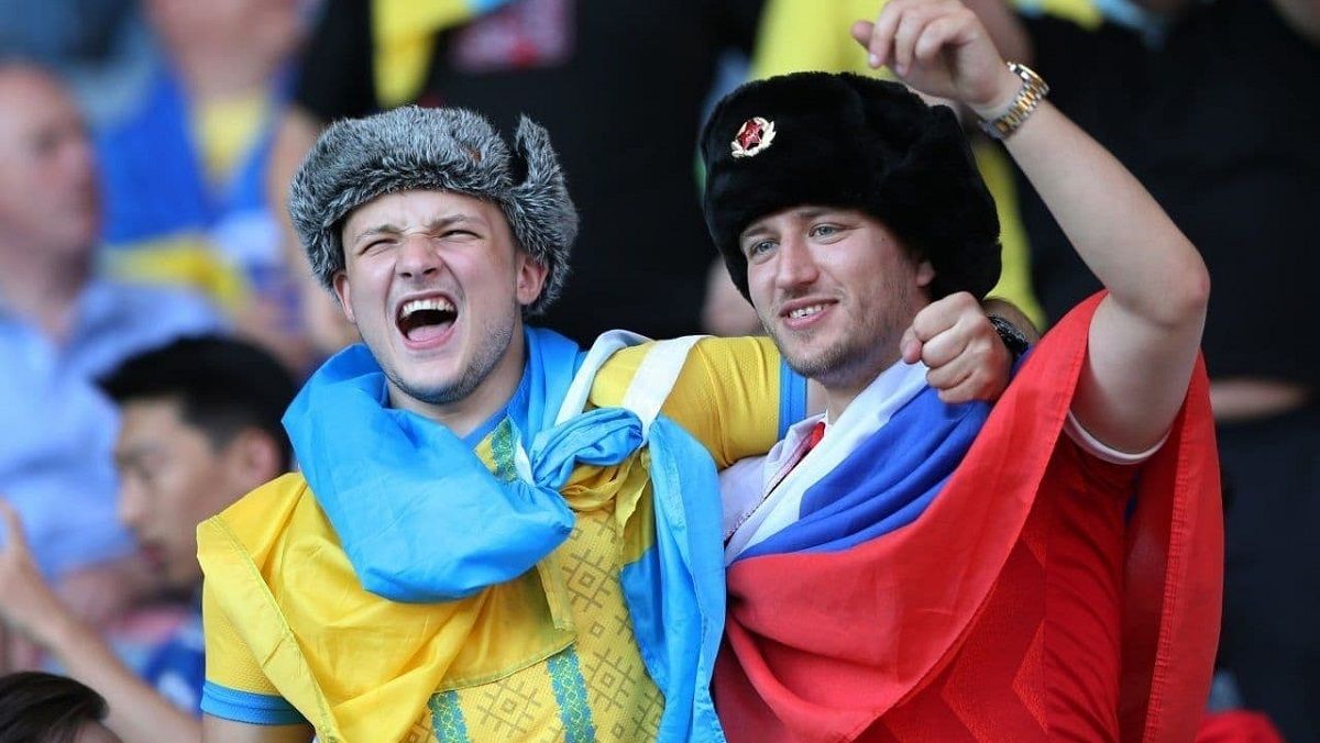 Російський вболівальник до побиття / Twitter УЄФА